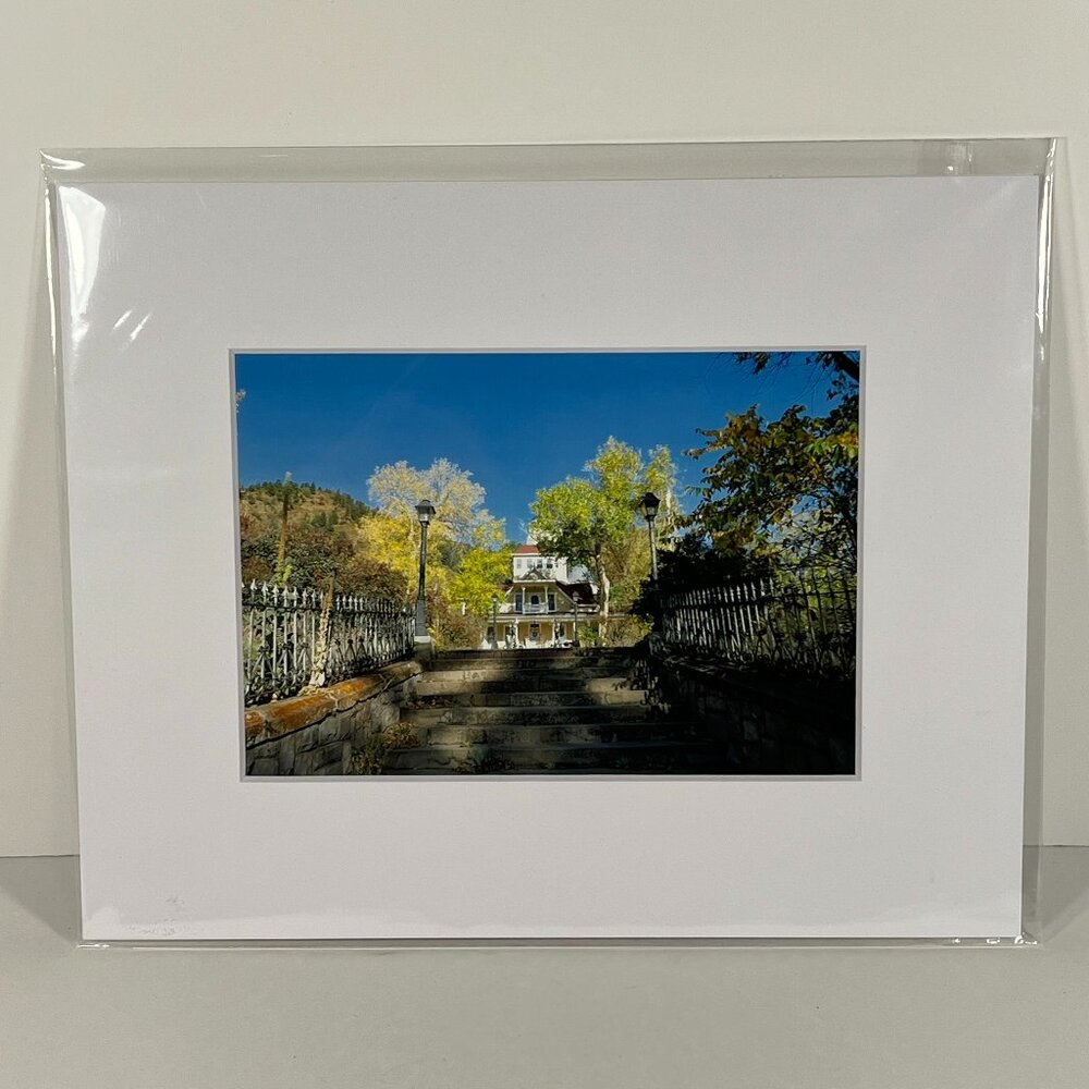 Estemere Mansion Palmer Lake Colorado Photography Print 10in x 8in Mat NWT